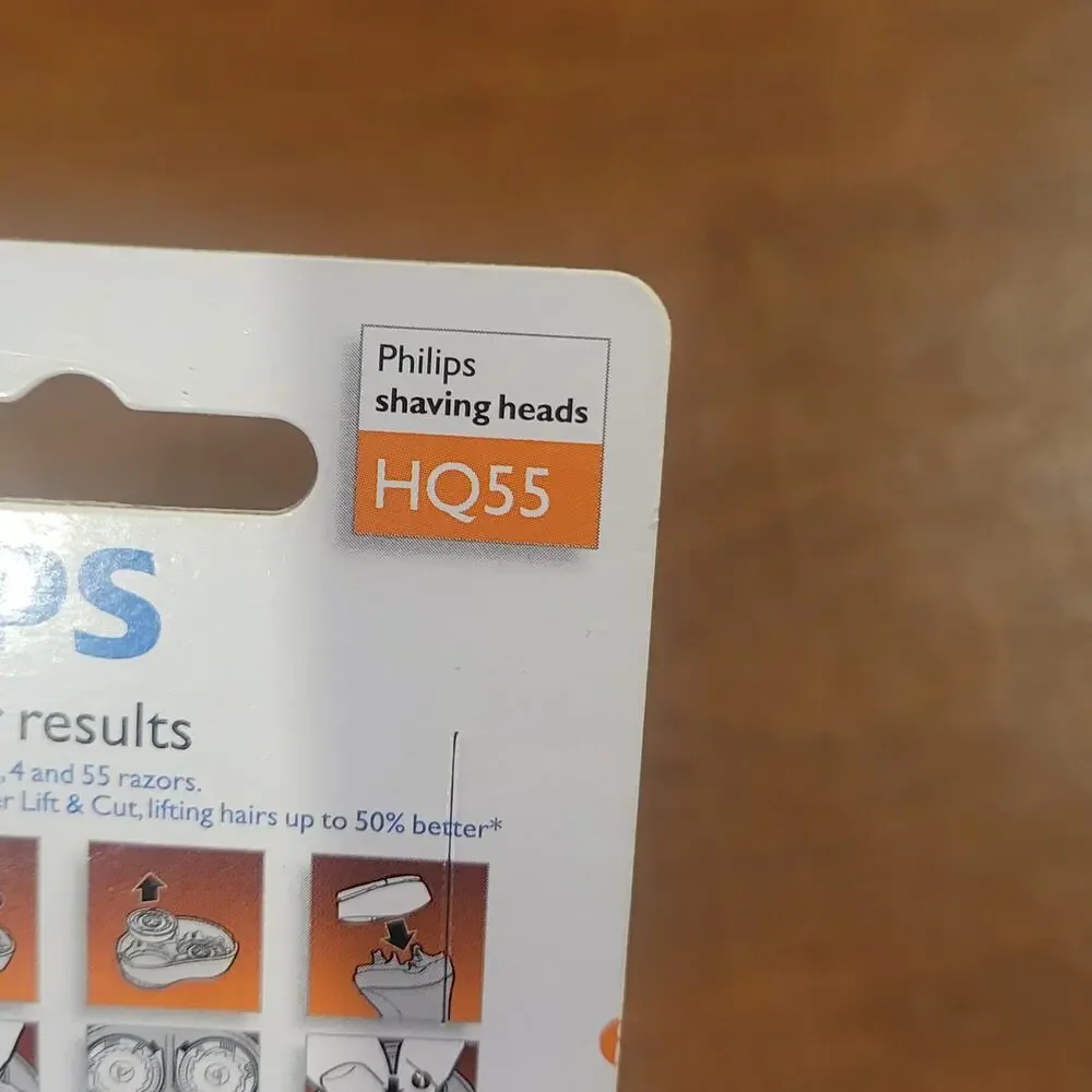 Philips HQ55 replacement shaving head New sealed
